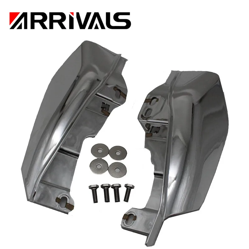 Хромированный воздушный тепловой дефлектор для мотоцикла средняя рамка экран