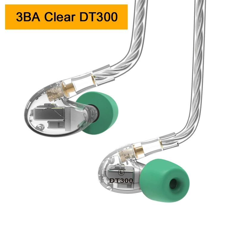 NICEHCK DT600 6BA/DT500 5BA/DT300 3BA привод в ухо наушник 6/5/3 уравновешенного якоря Съемная MMCX спортивные hifi-наушники