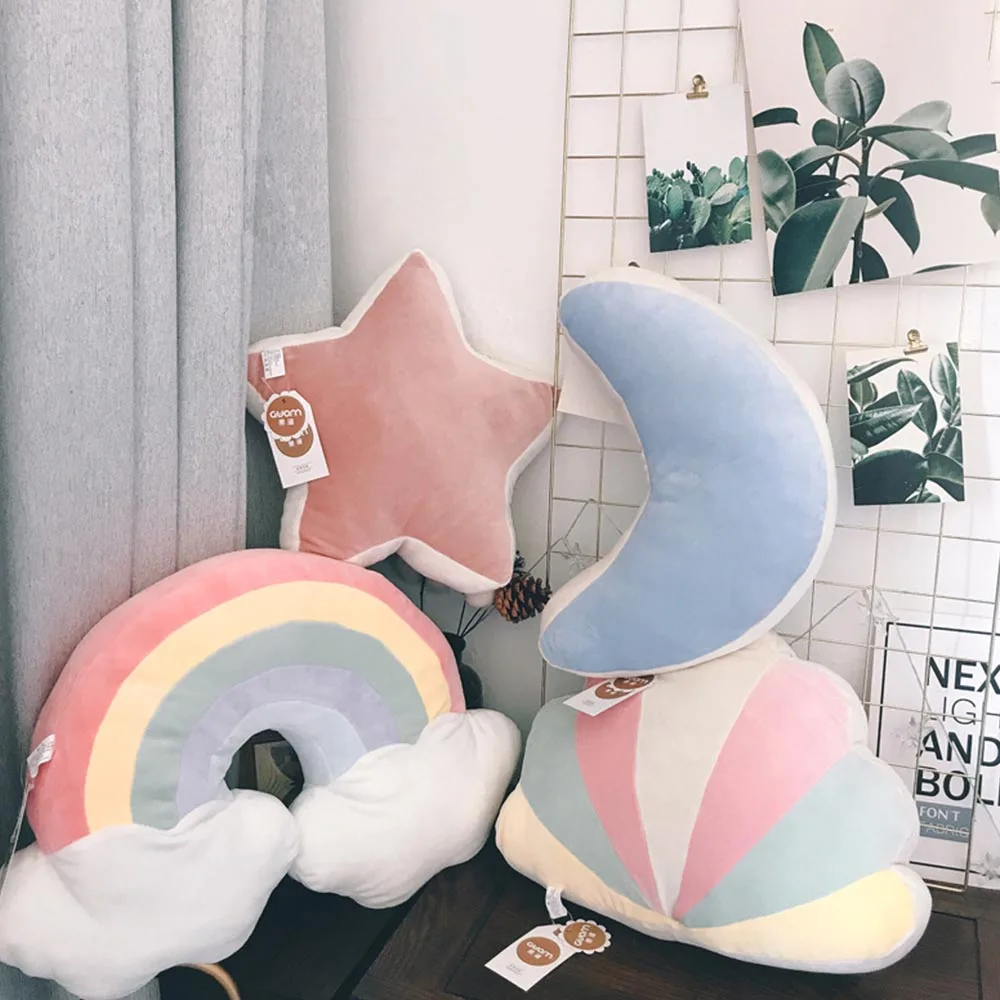 Подушка для сна на диване мягкая теплая подушка украшения детской комнаты со