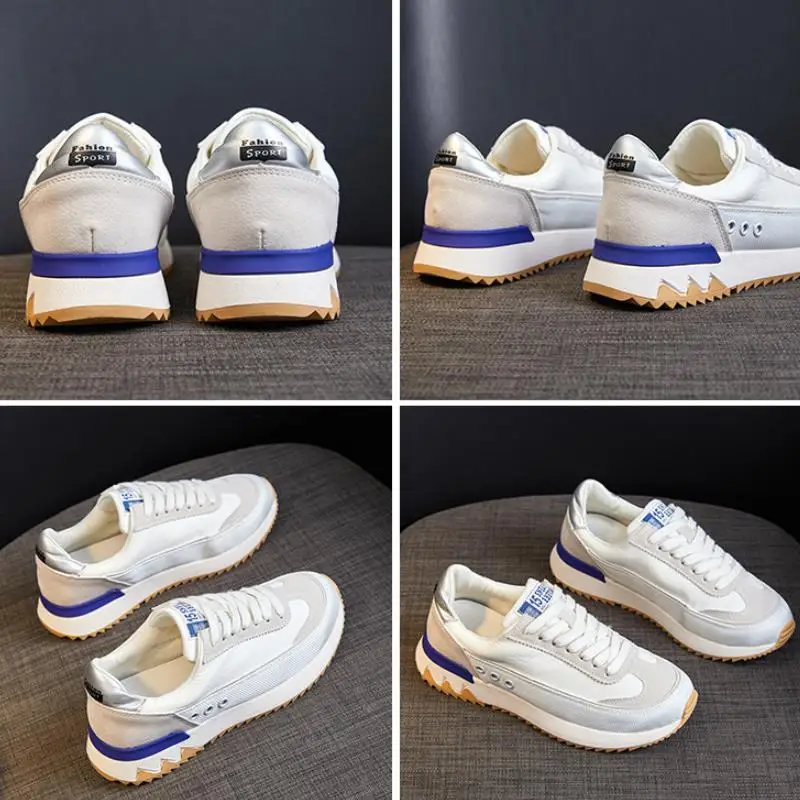 

TAOFFEN New Women sneakers Fashion Round Toe Mixed Color Shoes Women Casual Outdoor Ladies Footwear Size 35-40