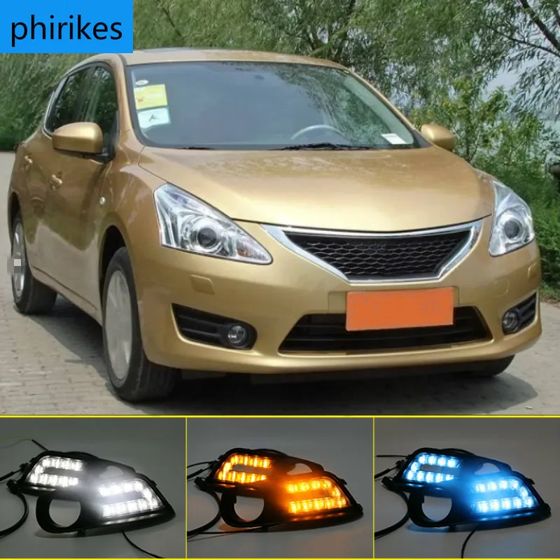 1 пара автомобисветодиодный светодиодные дневные ходовые огсветильник для Nissan