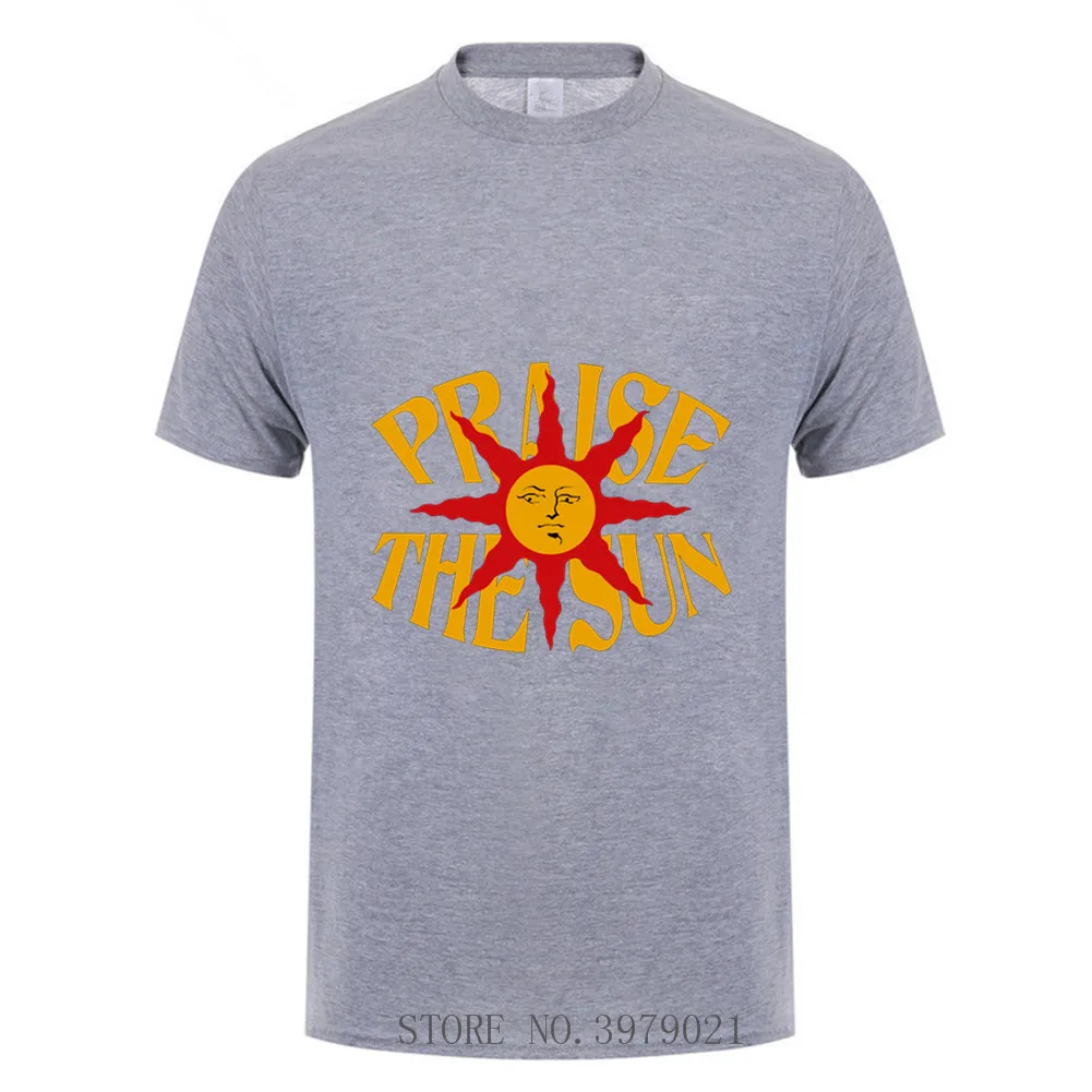 2020 летние модные мужские футболки Dark Souls артерий Praise The Sun Футболка с принтом