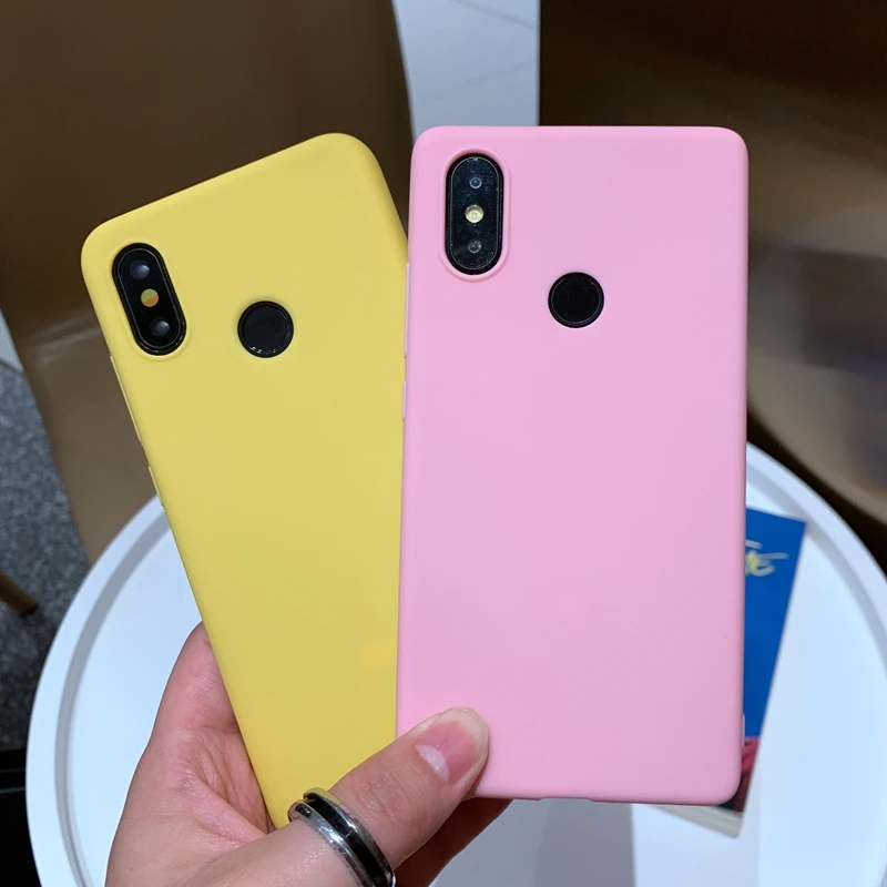 Однотонный матовый Мягкий силиконовый чехол из ТПУ для Xiaomi Mi 9 9T 8 SE A3 Lite Redmi 6A Note 7 7A