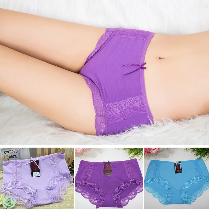 Женское нижнее белье сексуальные женские хлопковые трусы кружевные шорты