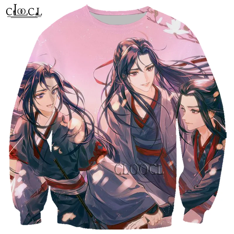 

HX Newest Popular Anime Mo Dao Zu Shi 3D Print Men Women Fashion Hip Hop Long Sleeve Tracksuit Harajuku Pullover Drop Shipping
