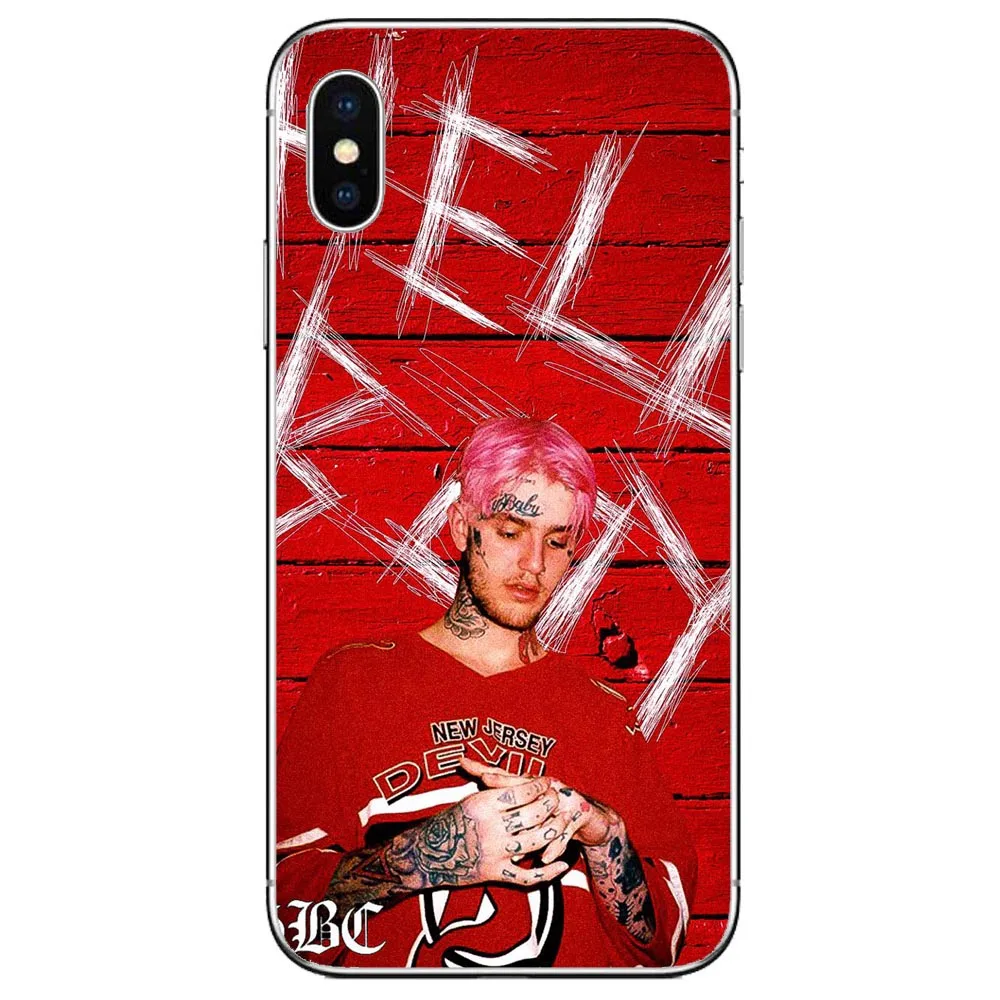 Lil Peep Bo жесткий чехол для телефона Apple iPhone 6 6s 7 8 Plus 4 4s 5 5S SE 5C Чехол XS Max XR мягкие