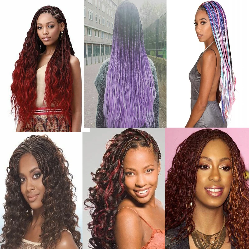 

24" Wavy Kanekalon Jumbo Braids Crochet Braids Ombre Synthetic Xpression Hair Extensions Wave Sea Body Braiding Hair Blonde Pink