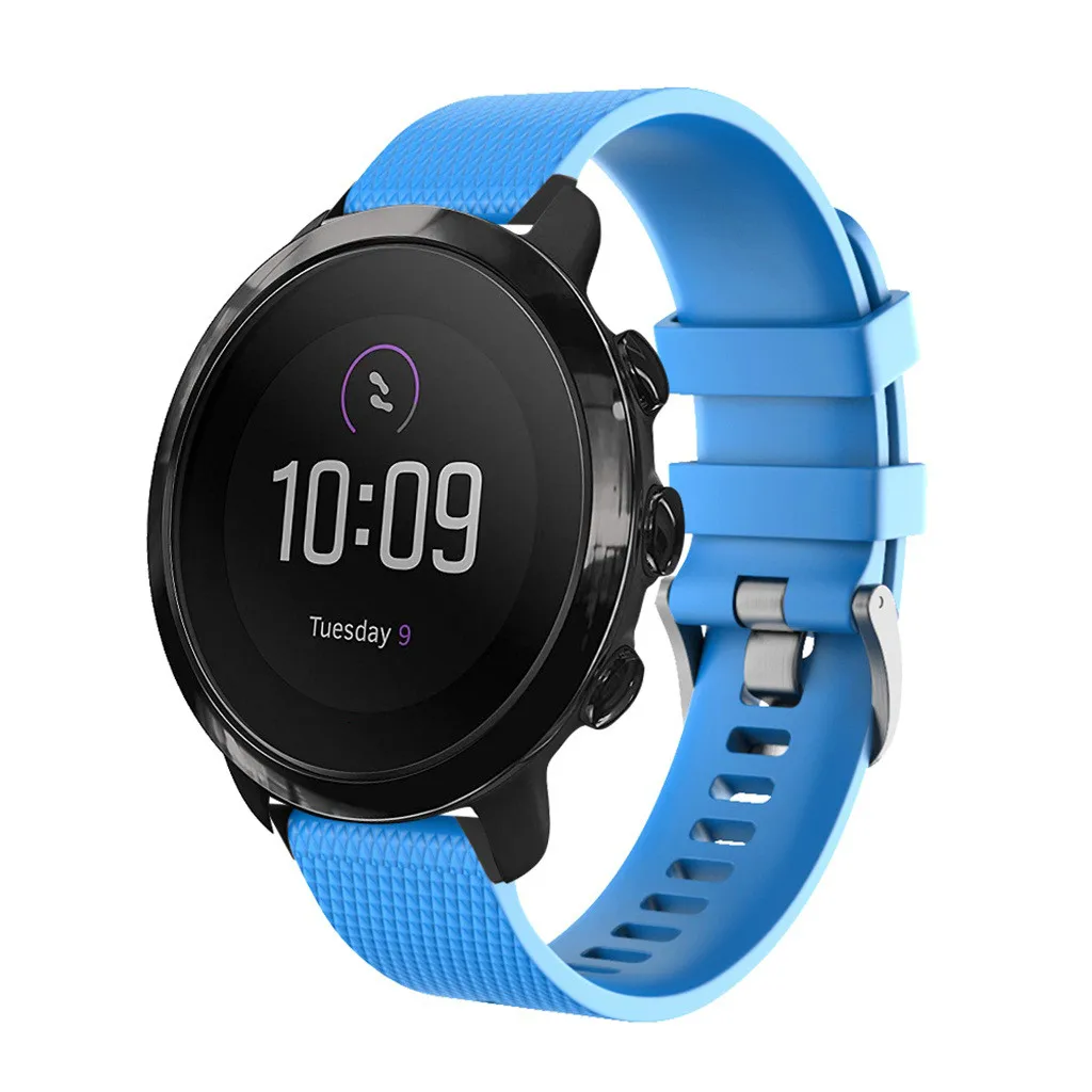 Большой Силиконовый ремешок для наручных часов сменный аксессуары умных SUUNTO 3