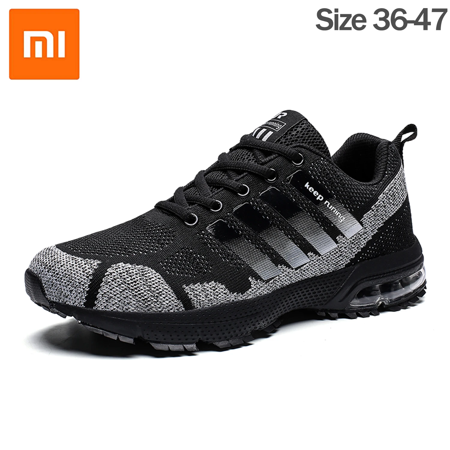 

Xiaomi Men Sneakers Shoes Air Cushion Running Shoes Breathable Mesh Non-Slip Light Trainers Outdoor Jogging Walking Zapatillas