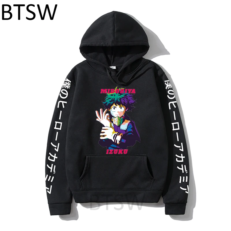 

Harajuku мой герой толстовки с капюшоном унисекс Пара Толстовка для костюмированной вечеринки по японскому аниме модные haku печатных Мужская то...