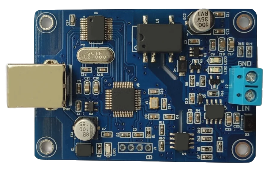 

LIN bus analysis module/USB to LIN module (isolated type)