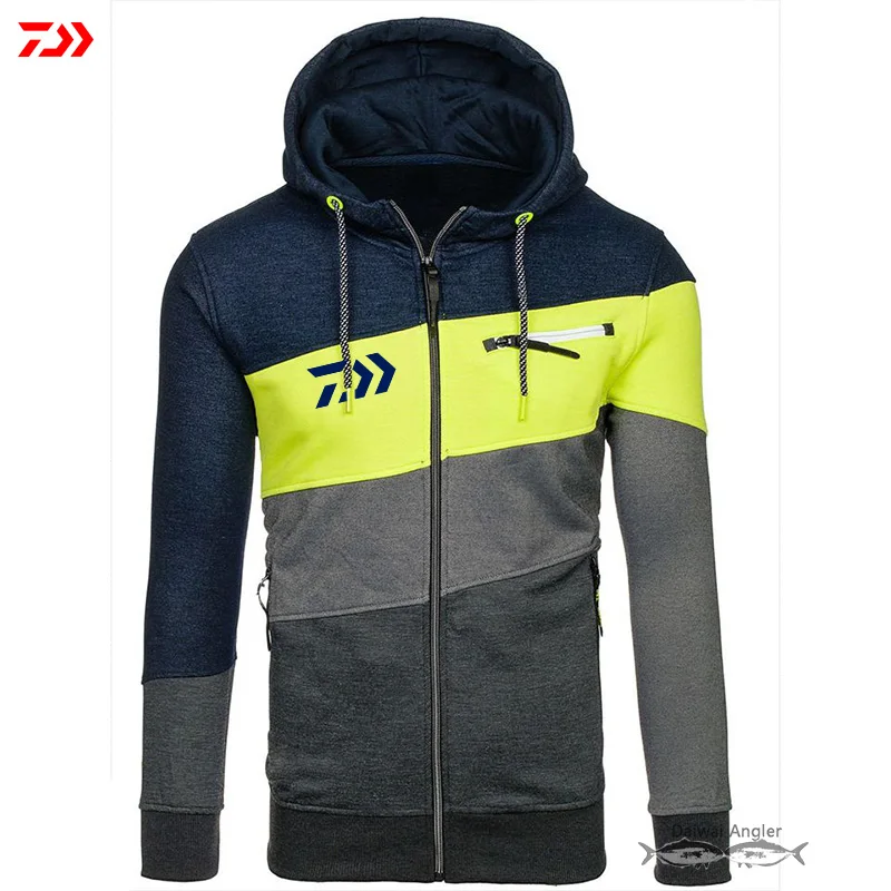 Daiwa одежда рыбалка куртка мужская Толстовка для рыбалки куртки с капюшонами из