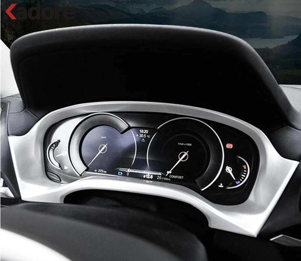 Крышка панели приборной из углеродного волокна для BMW X3 2018 2019 отделка управления