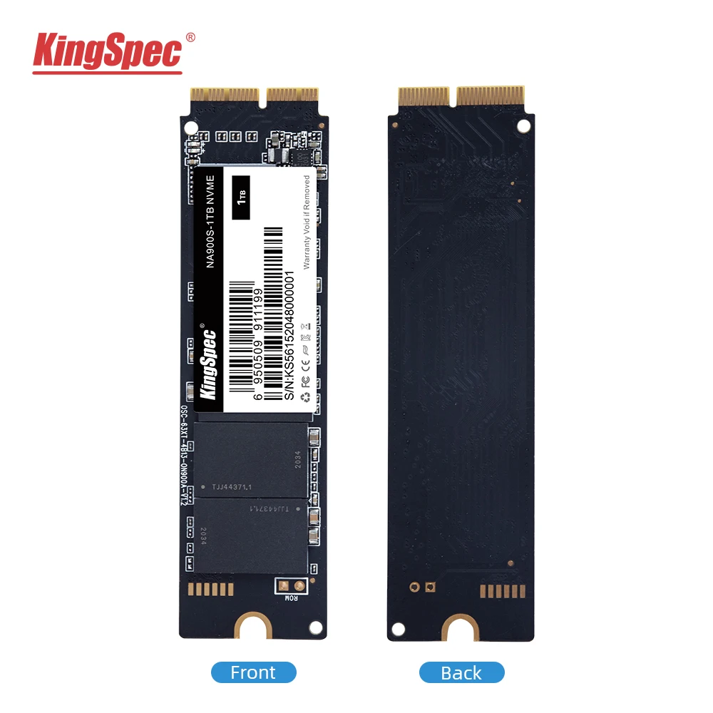 Твердотельный диск Kingspec M2 NVME SSD для MacBook Pro Air Retina 256 ГБ 512 ТБ PCIE HDD 2013 2014 2015 A1502 A1398 A1465