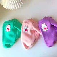 purple bunny dog sweater pet warm clothes puppy fall winter clothes teddy soft pullover thicken dog clothes xs xl