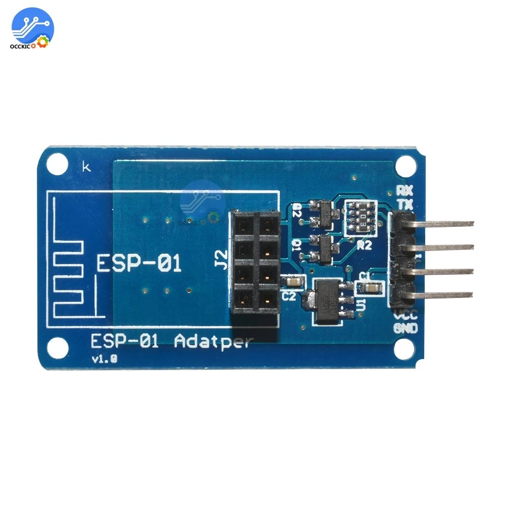 ESP8266 ESP-01 ESP01 серийный WiFi беспроводной модуль адаптера совместимый серийный модуль 3,3 V 5V разработанная плата для Arduino