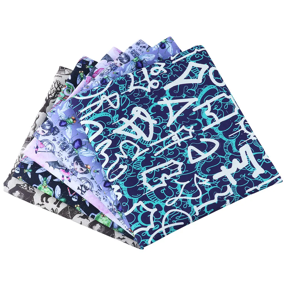 Diy полиэстер набивного ткани лоскутное шитье хлопок Прочее текстильное ремесел