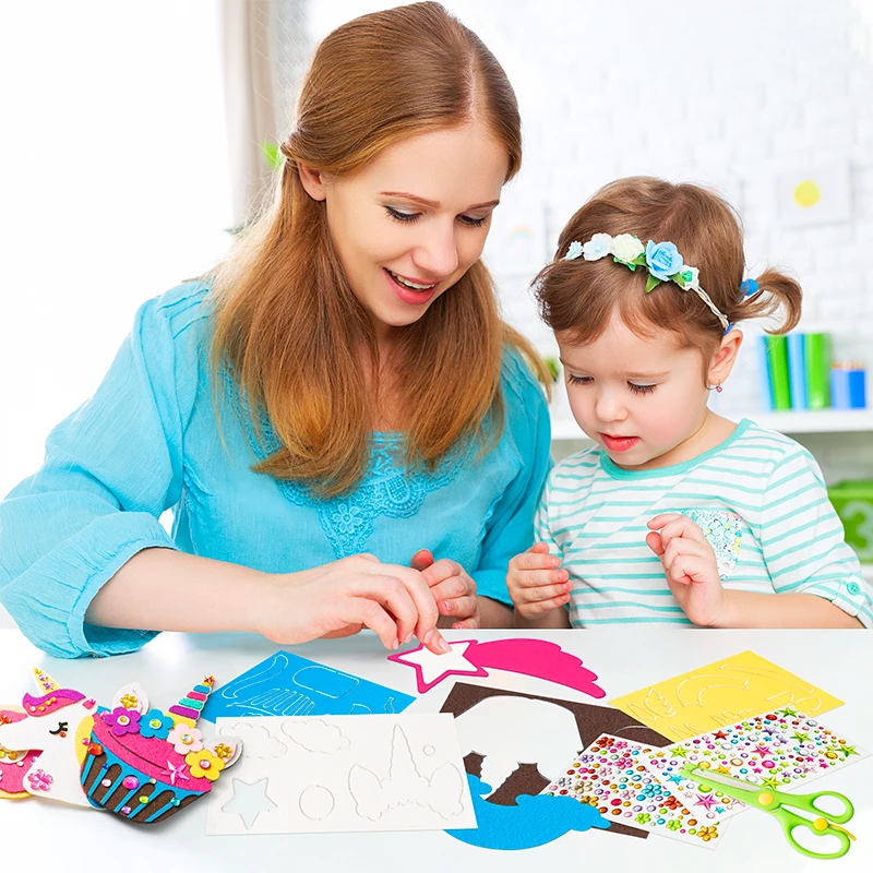 8 шт. Единорог войлочную ткань магнит на холодильник производство Китай стильная