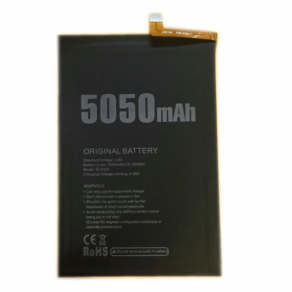 AVY For Doogee BL5000 Battery Replacement Batteries Li-polymer Bateria 5050mAh Tested+Repair tools | Мобильные телефоны и