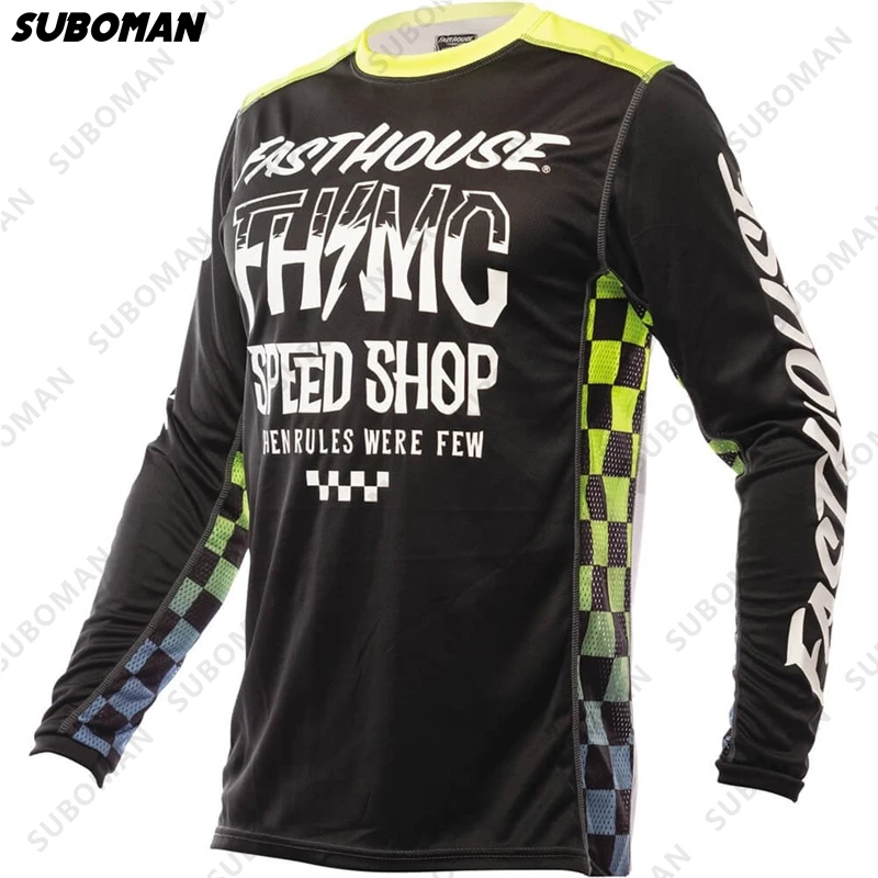 

2022 Motocross Mountain Enduro Bike Clothing Bicycle Moto Downhill T-shirt Women Men Cycling Jersey MTB Shirts DH MX Fasthouse