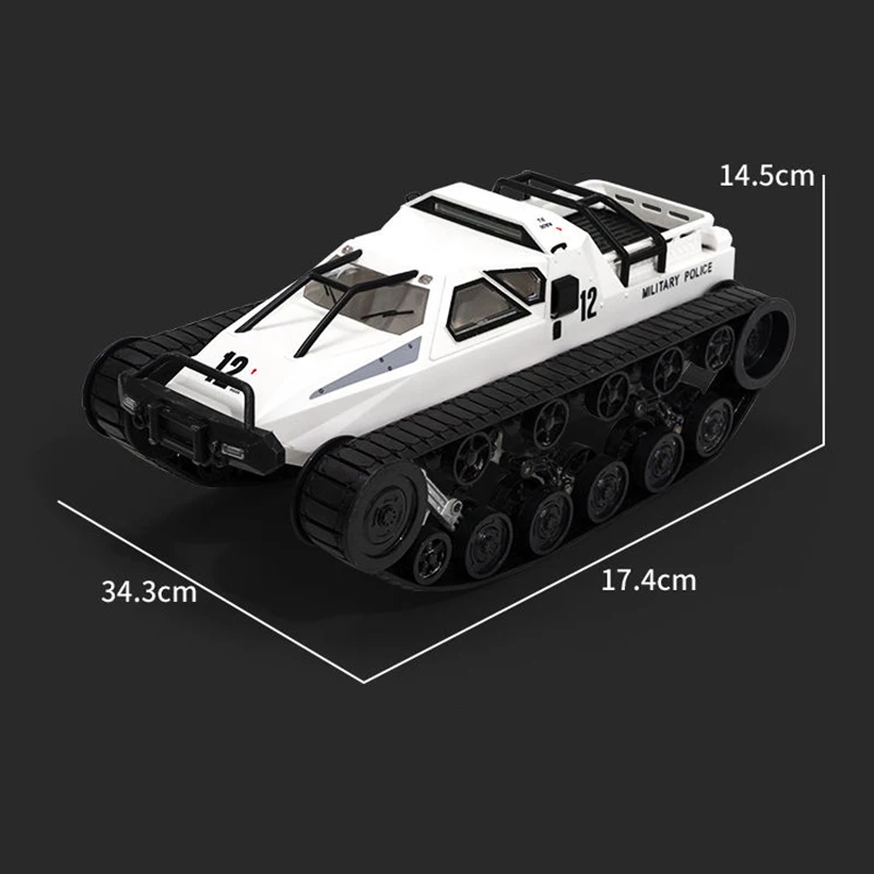 Танк 1:12 гусеничный автомобиль скоростной Дрифт EV2 машина для езды по бездорожью