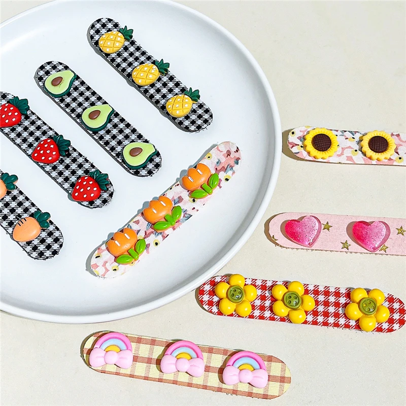 Милые ободки для волос с изображением сломанных Детские милые цветами из