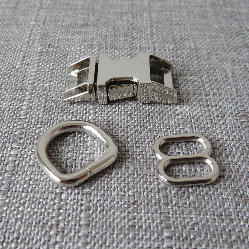 150 комплекты 10 мм ошейник для кота металлическая пряжка раскола ремни ремня