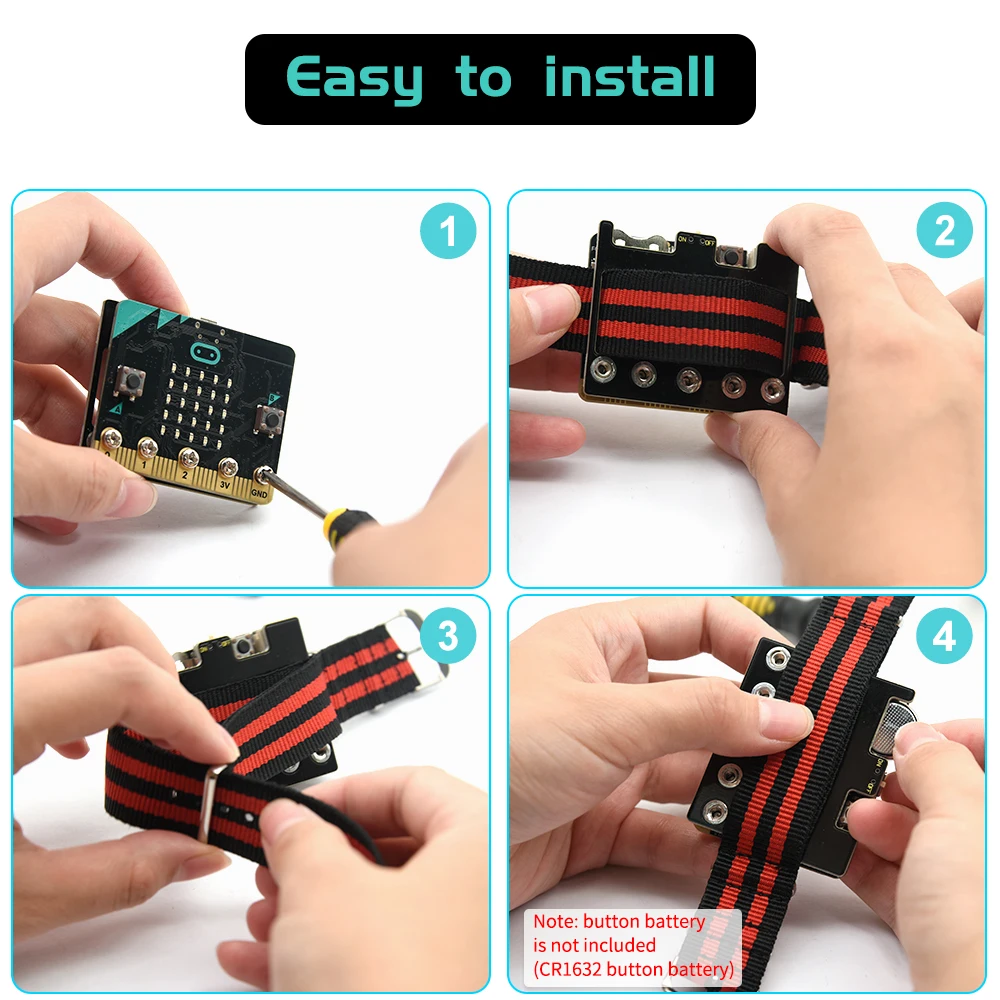 Keyestudio Micro: модуль защиты питания Bit без батареи для BBC Micro bit (без и платы