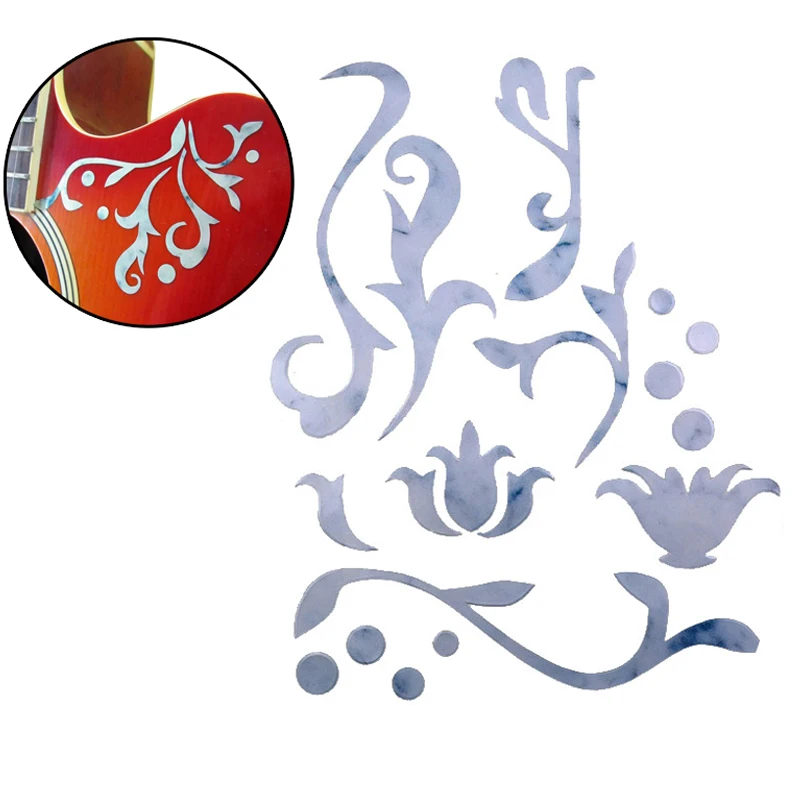 DIY гитарные шеи таблички Новая 5 шт. гитары лучшие наклейки имитация