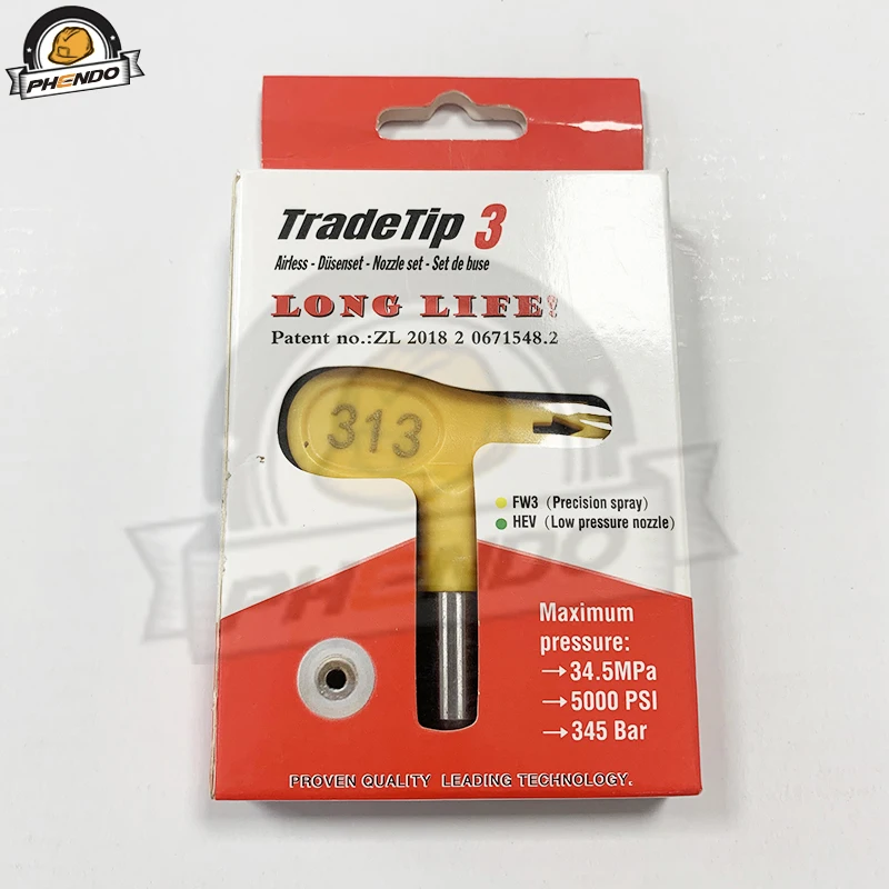 PHENDO TradeTip3 Точная Распылительная насадка 309 31I 313 315 411 413 415 безвоздушный держатель