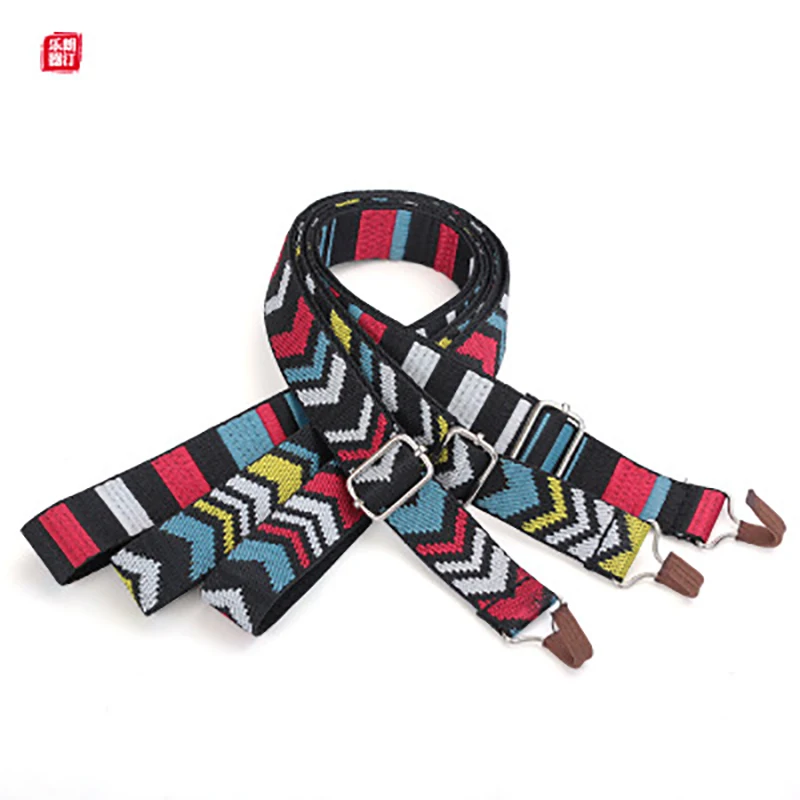 LONGTEAM укулеле Холтер шеи характерный плечевой ремень богемный тканый узор крюк