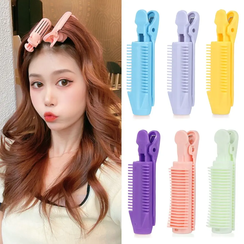 

High Cranial No Heat Candy Color Hair Root Pluffy Hairpin Air Bangs Fixed Hairstyle Accessories Seamless Hair Clips