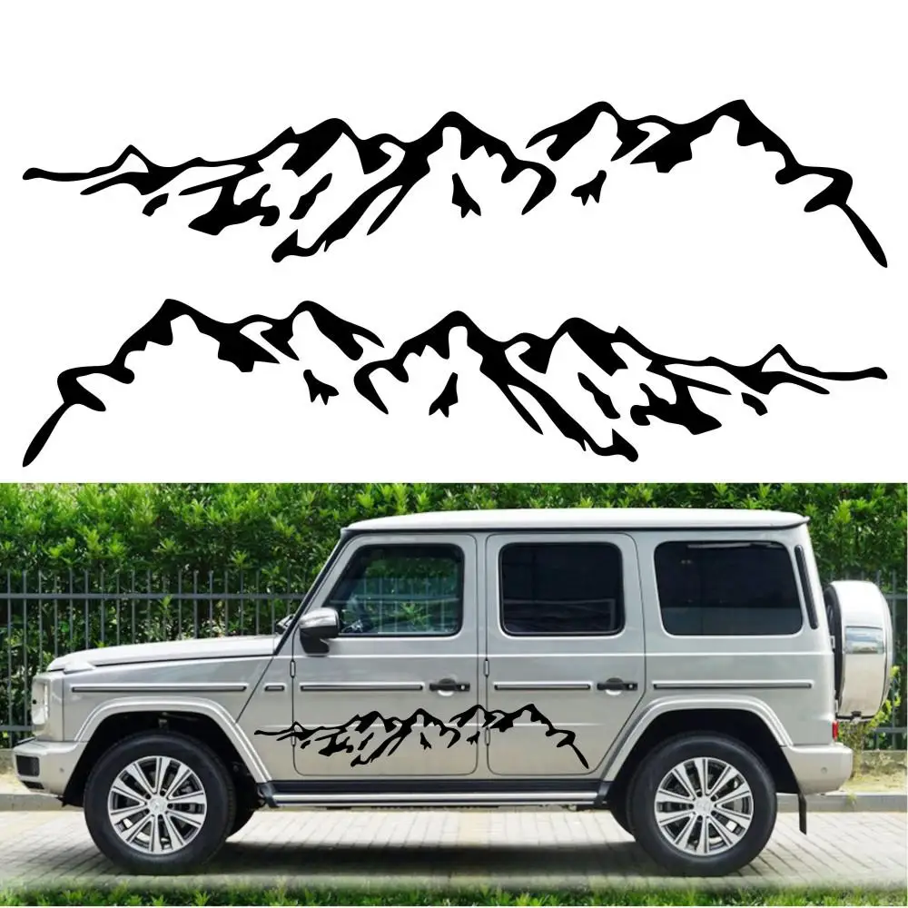 

Car Decals Mountain Styling Car Door Side Decor Sticker Auto Body Stickers Vinyl Decal Auto Stikers