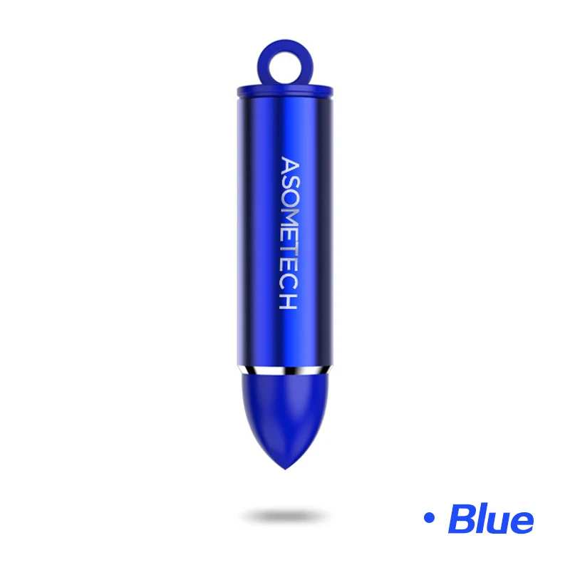 Blue Магнитный разъем для хранения коробка адаптер для iPhone Micro usb type C Unversal мини портативный металлический магнит зарядное устройство штекер контейнер для хранения - Цвет: Blue
