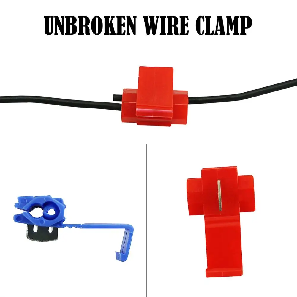 Авто 10 шт 2-контактный Т-образный кабель Соединители терминалы обжимной скотч
