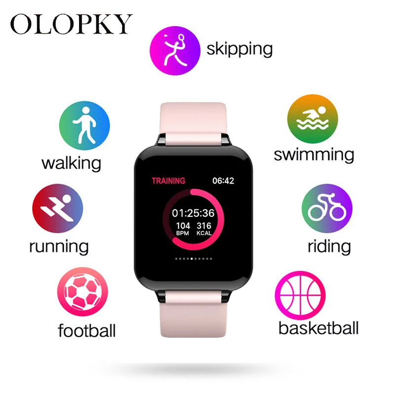 

1.3inch Smartwatch Men Women Sports IP67 Waterproof Activity Heart Rate Monitor Bluetooth Bracelet Fitness Tracker Wristband