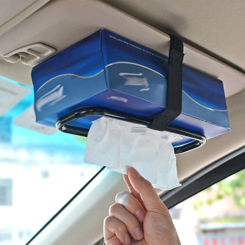 

Car Sun Visor Tissue Box Tissue Bag Fixing Frame Car Chair Back Paper Towel Holder Vehicle Auto Car Accessories
