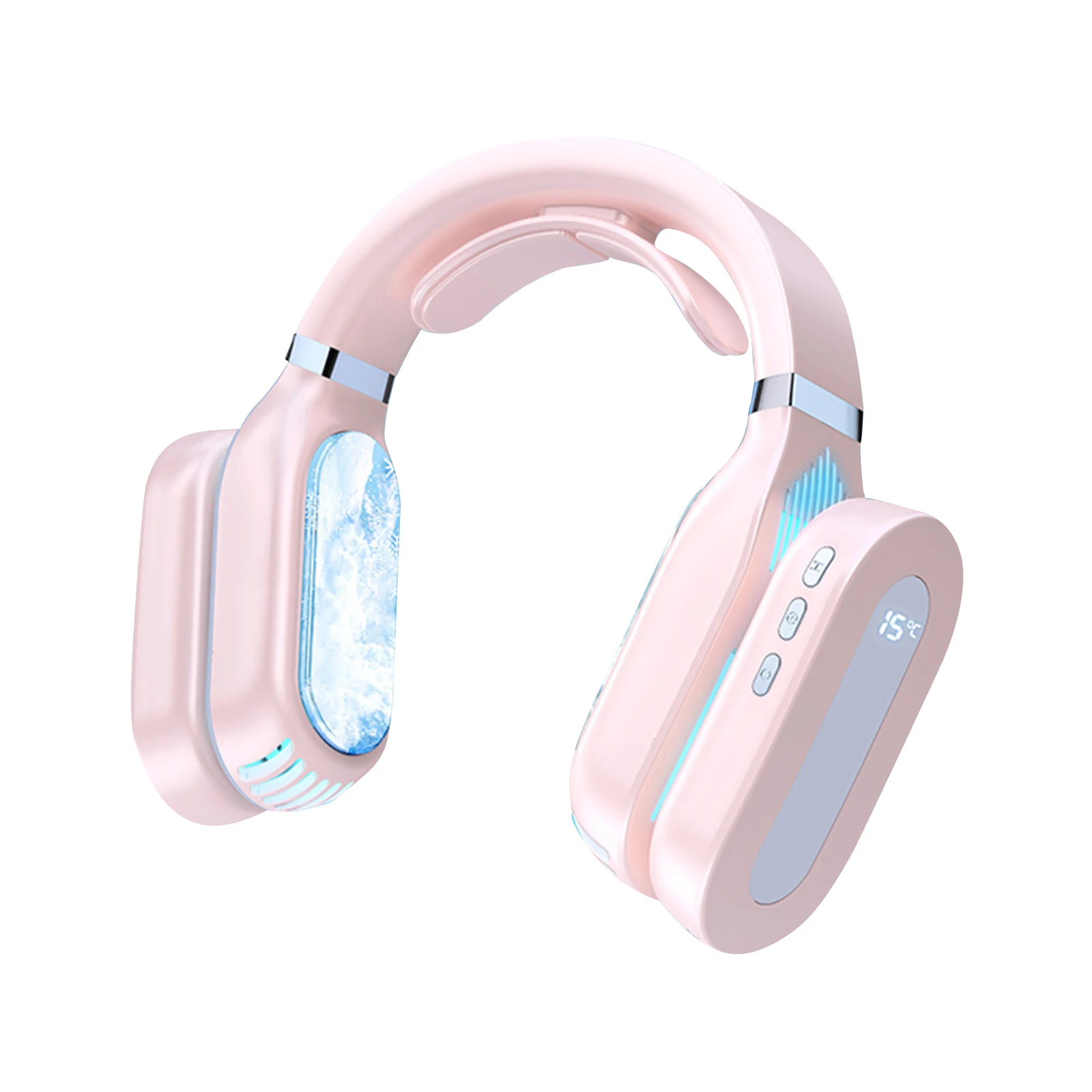 2 в 1 шейный вентилятор с шейным ободом мощный для охлаждения и обогрева