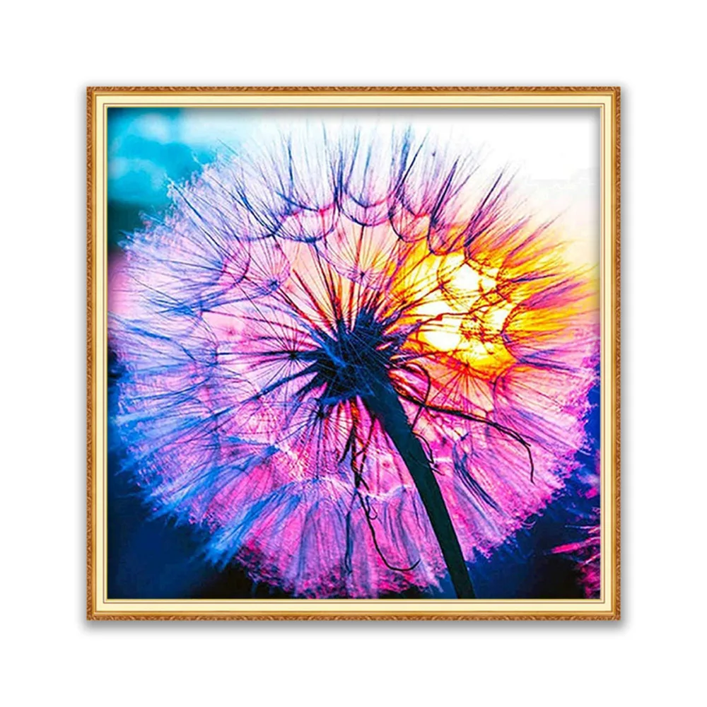 

Набор для вышивки крестиком 11CT с цветами, набор для рукоделия, холст с принтом, хлопковая нить, домашний декор, Прямая поставка