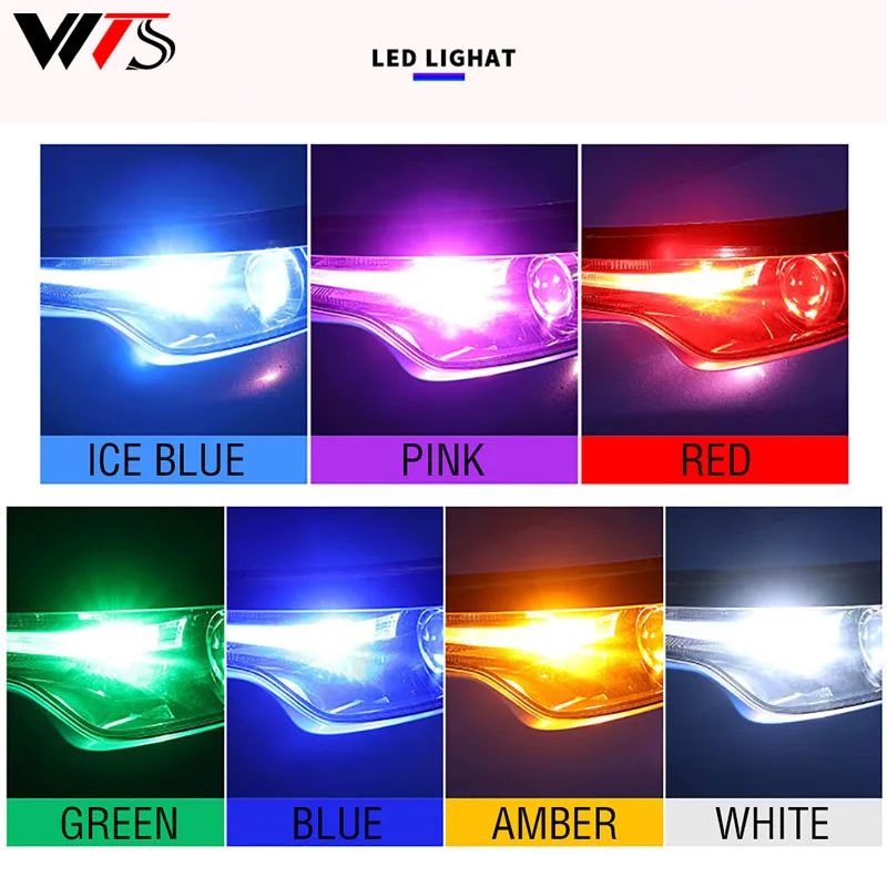 2 шт. Автомобильные светодиодные лампы T10 W5W 194 192 161 12 в 6000 К