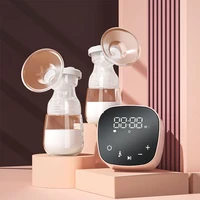 electric breast pump bilateral breast pump silicone bpa free intelligent lcd touch screen prolactin mother milk maker extractor