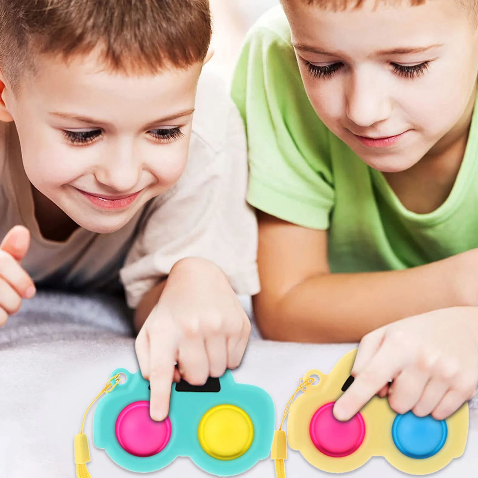 

Popular Stress Relieving Fidget Game For Kids Adults Anxiety Autism Silicone Toy simple dimple Educational Toy Brinquedos