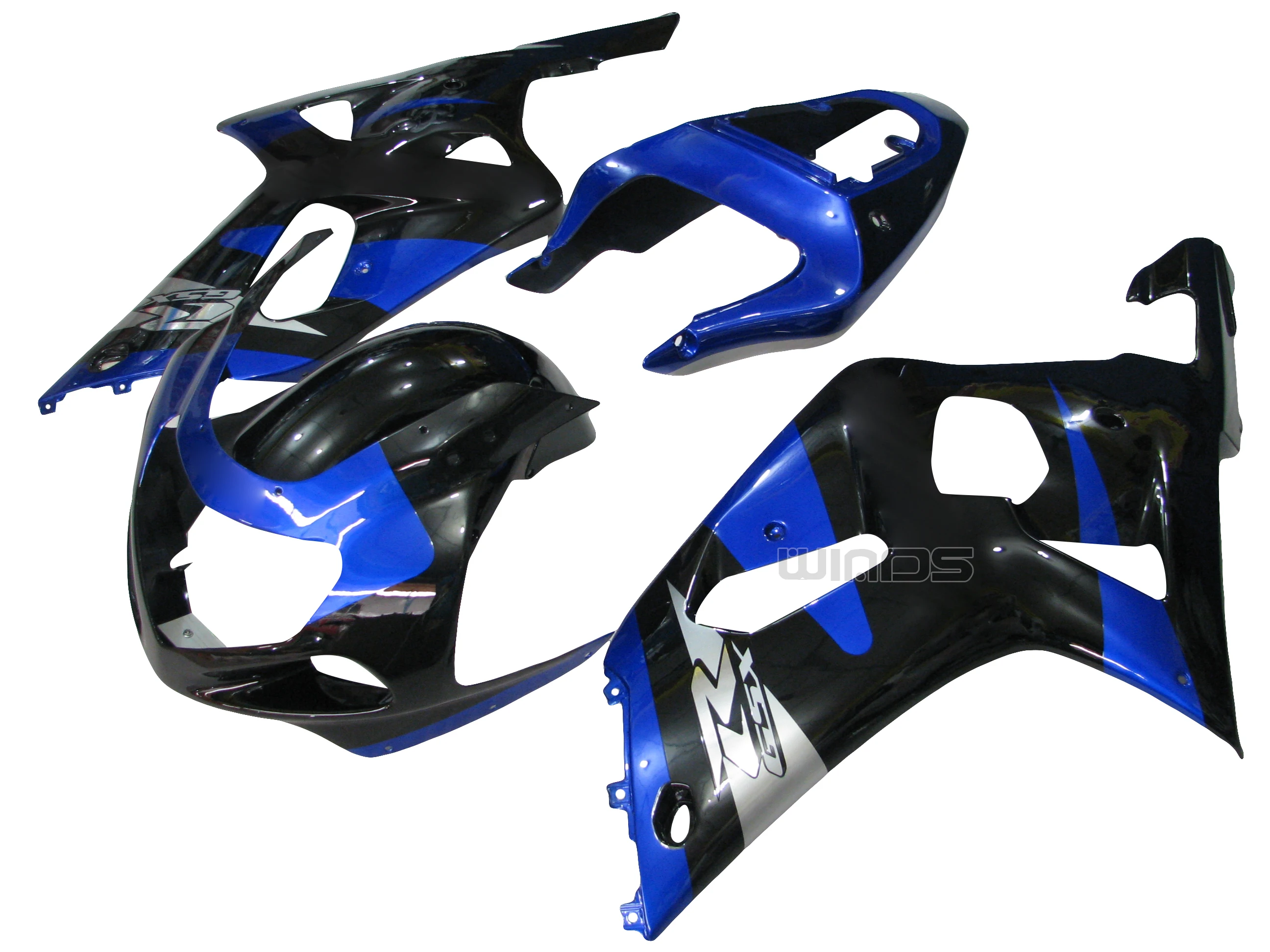 

Fairing Kits for Suzuki GSXR600 GSXR750 K1 2001-2003 Glossy Black Bodywork Set