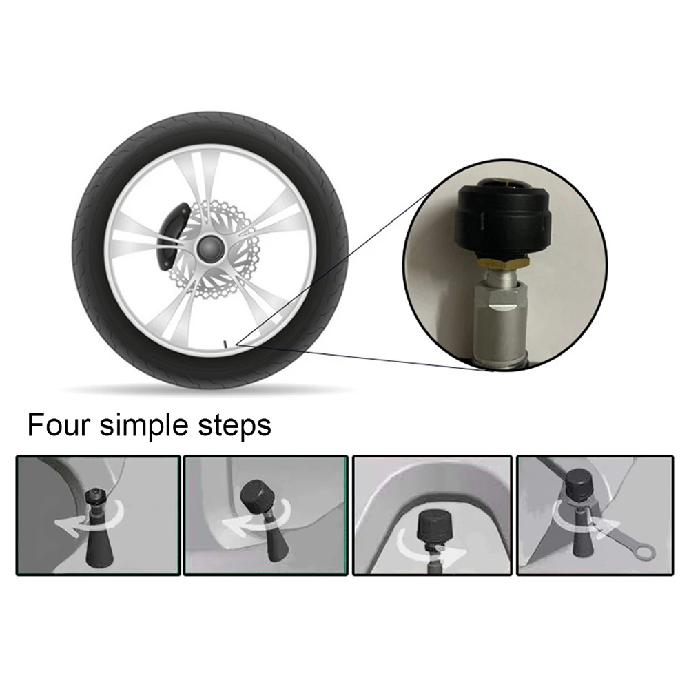 Bluetooth 5 0 автомобильные датчики давления в мотоциклетных шинах режиме реального