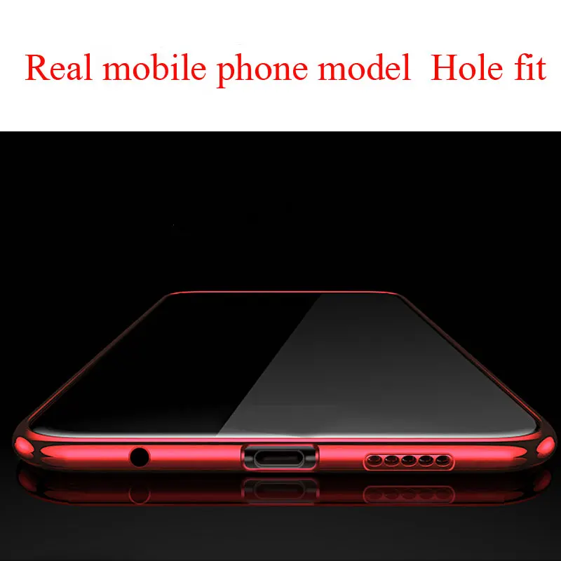 For Xiaomi Redmi Note 8 pro Case Cover Silicone Soft Plating Clear Armor Back Shell 8pro TPU Phone Cases | Мобильные телефоны и