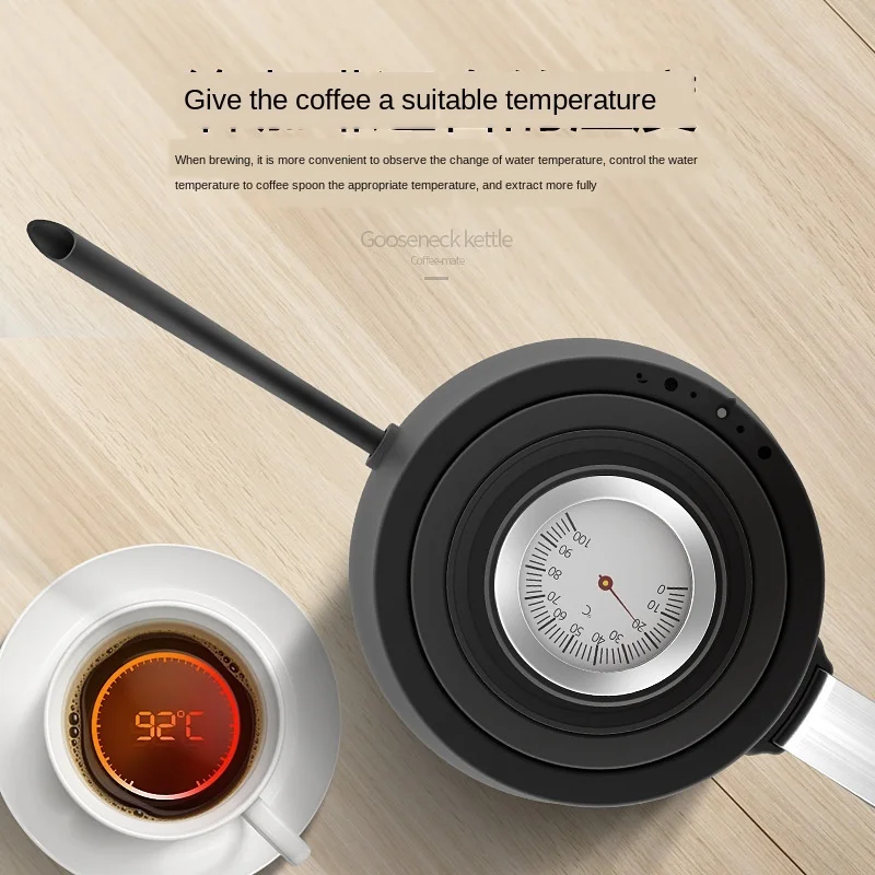 Подвесной кофейник для ресторана ручной Электрический термометр из нержавеющей