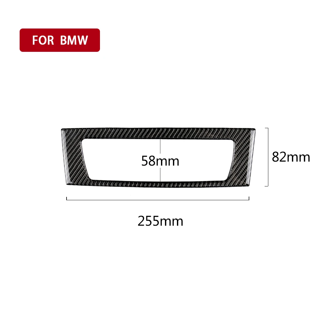 

For BMW Z4Series E89 2009- 2015 Carbon Fiber Interior Trim Air Conditioning CD Control Panel Car Styling Sticker Accessories