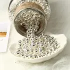 Круглые пластмассовые бусины для бижутерии, 3, 4, 6, 8, 10, 12 мм, 30-500 шт.