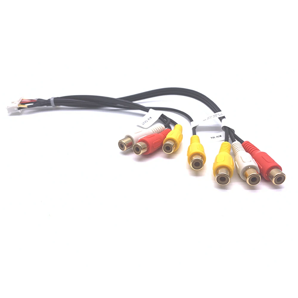 Universal 20 Pin Car Android DVD CD Navigation Radio 7 RCA Audio Out Video CCD In Wiring Harness Connector Adapter Cable | Автомобили и