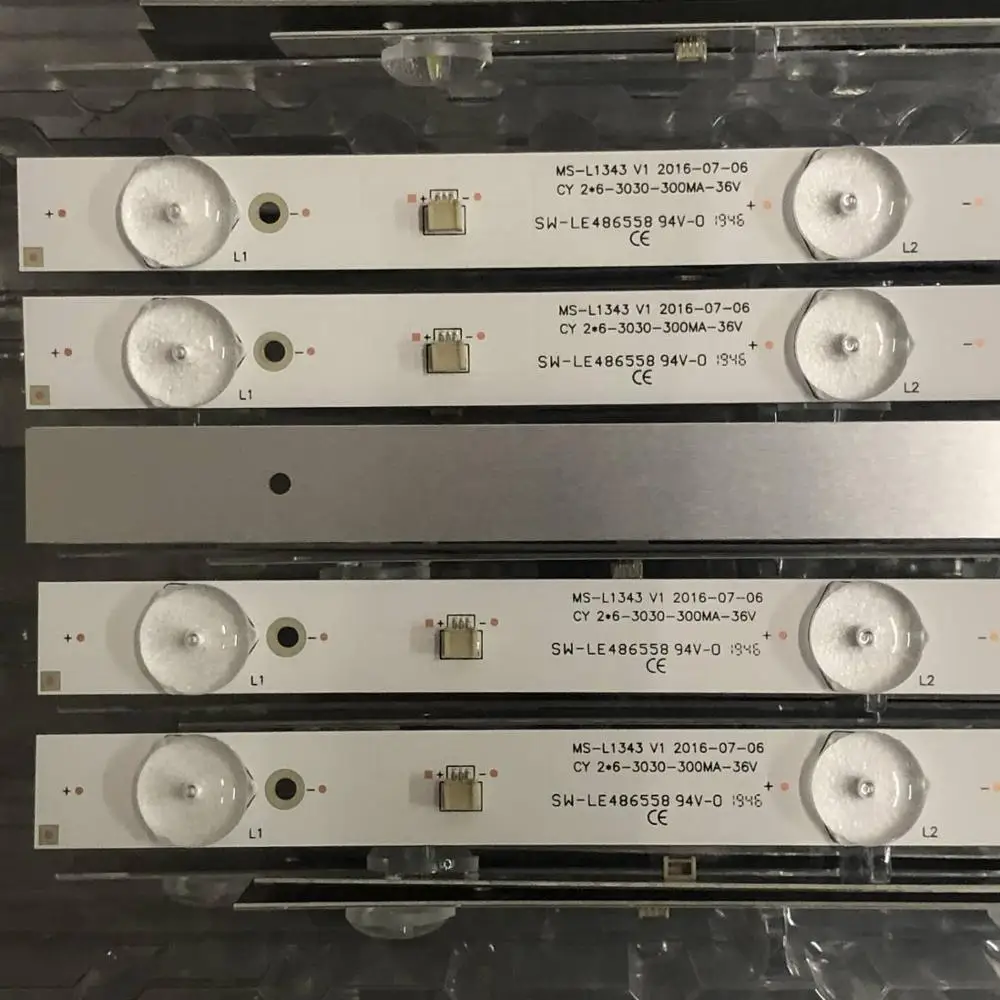 Pаспродажа Новые 30 шт./лот 6LED светодиодная лента подсветки для 32 дюймов JL.D32061330-081AS-M E348124 MS-L1343 L2202 L1074 V2 2-6-3030-300MA-36V
